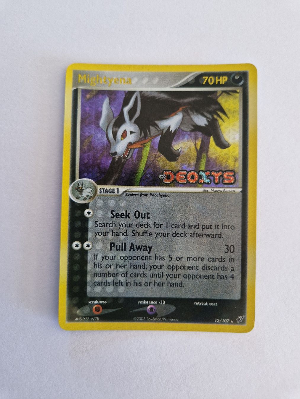 Pokémon Sammelbilder & Trading cards: Mightyena - Deoxys - EN - Ab 1 – Gebraucht aus Romont FR von raj_sjv9