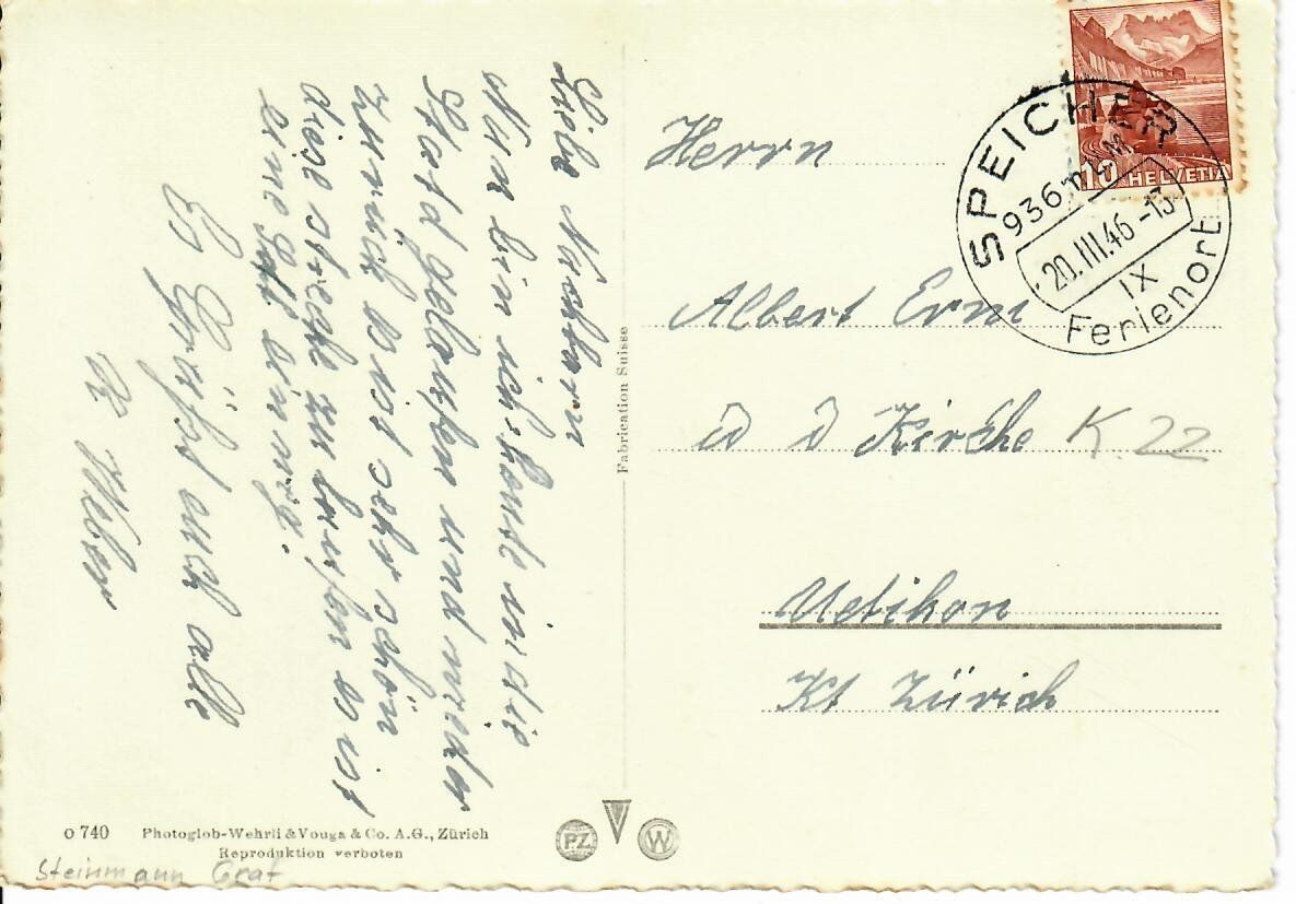 Cartes postales: St. Gallen  1946 – D'occasion à Hochdorf par Ziegel-16 1