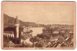 Fotografie Thoune, Ortsansicht mit Kirch