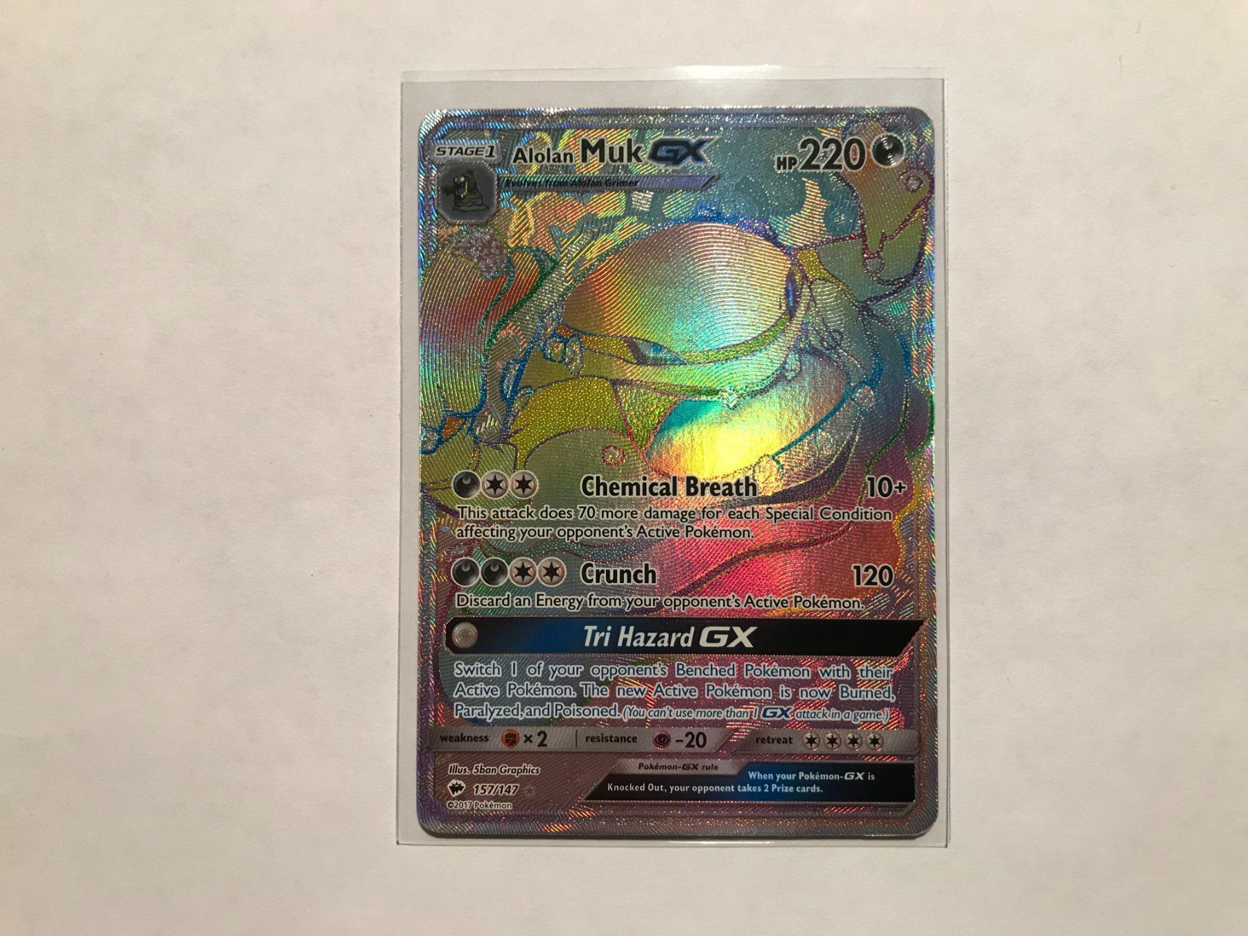 Pokémon Carte collezionabili: Alolan Muk GX Rainbow – Usato da Hagendorn venduto da Pokecollectorch