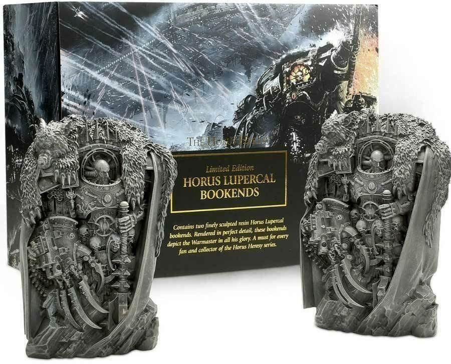 Giocattoli: Black Library - Horus Lupercal Bookends – Nuovo e nell'imballaggio originale da Prangins venduto da leroythibaud