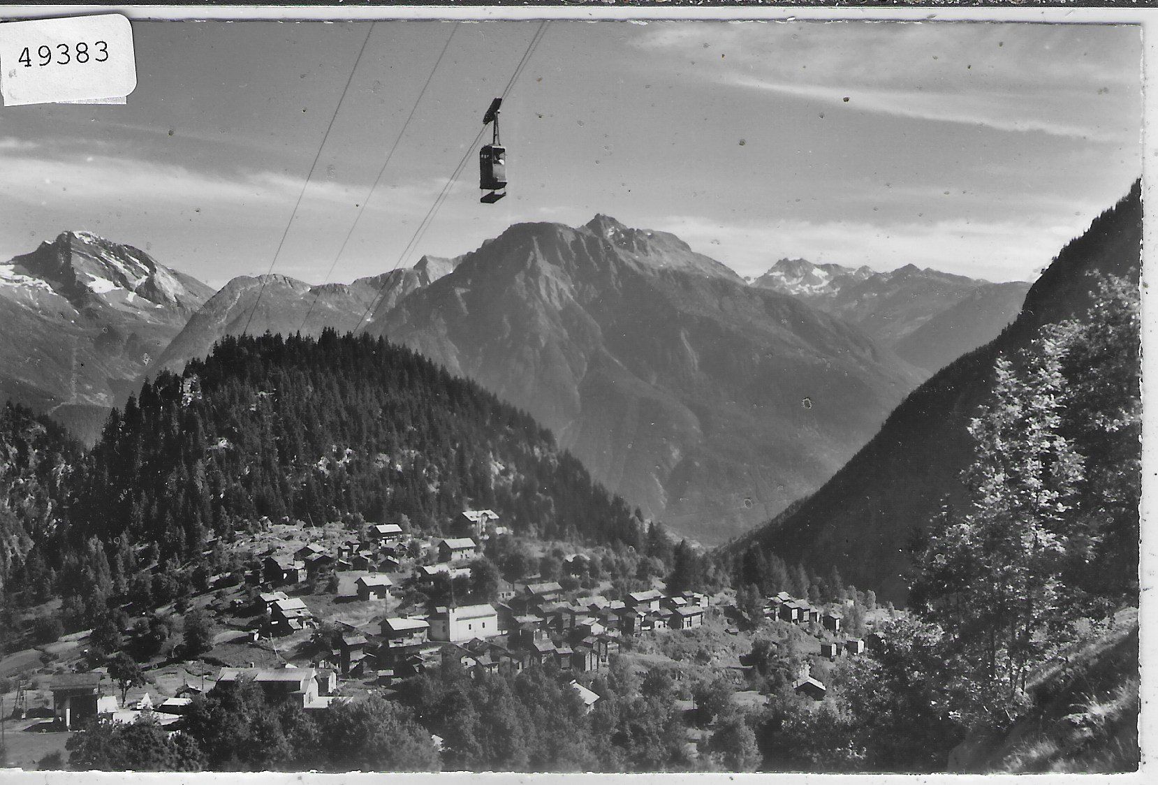Cartoline postali: Blatten ob Naters - Seilbahn – Usato da Ettingen venduto da Kartenplanet