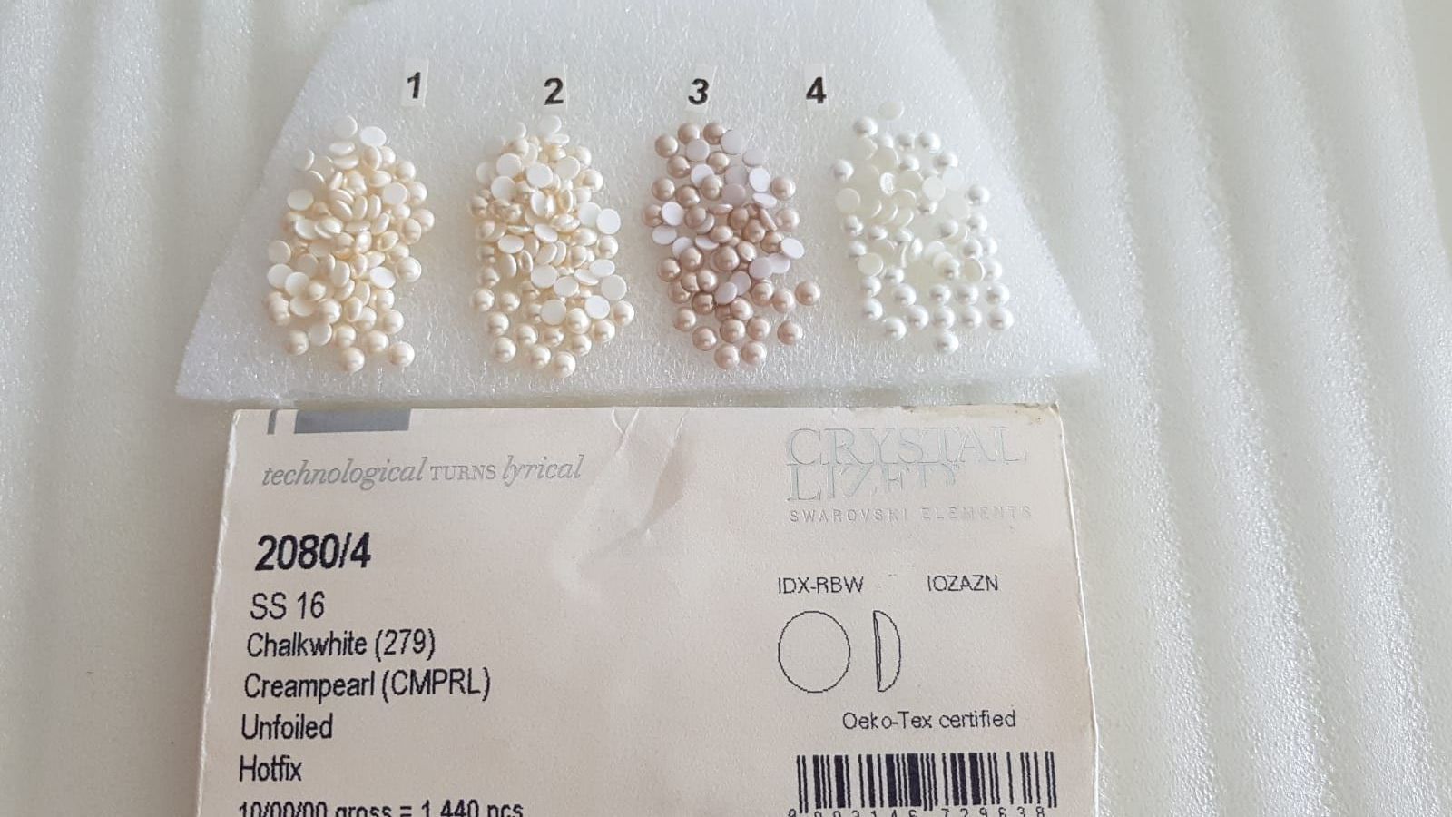 Perlen (unechte): Swarovski Halbperlen 2080/4 ss16 144St – Neu (gemäss Beschreibung) aus Zürich von ata_c8nh 1