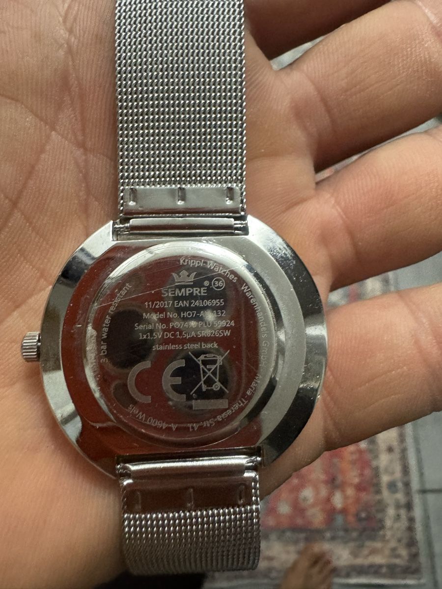 Orologi: Armbanduhr silber weiss Mesh  – Usato da Gerlafingen venduto da naj_vj8s 1