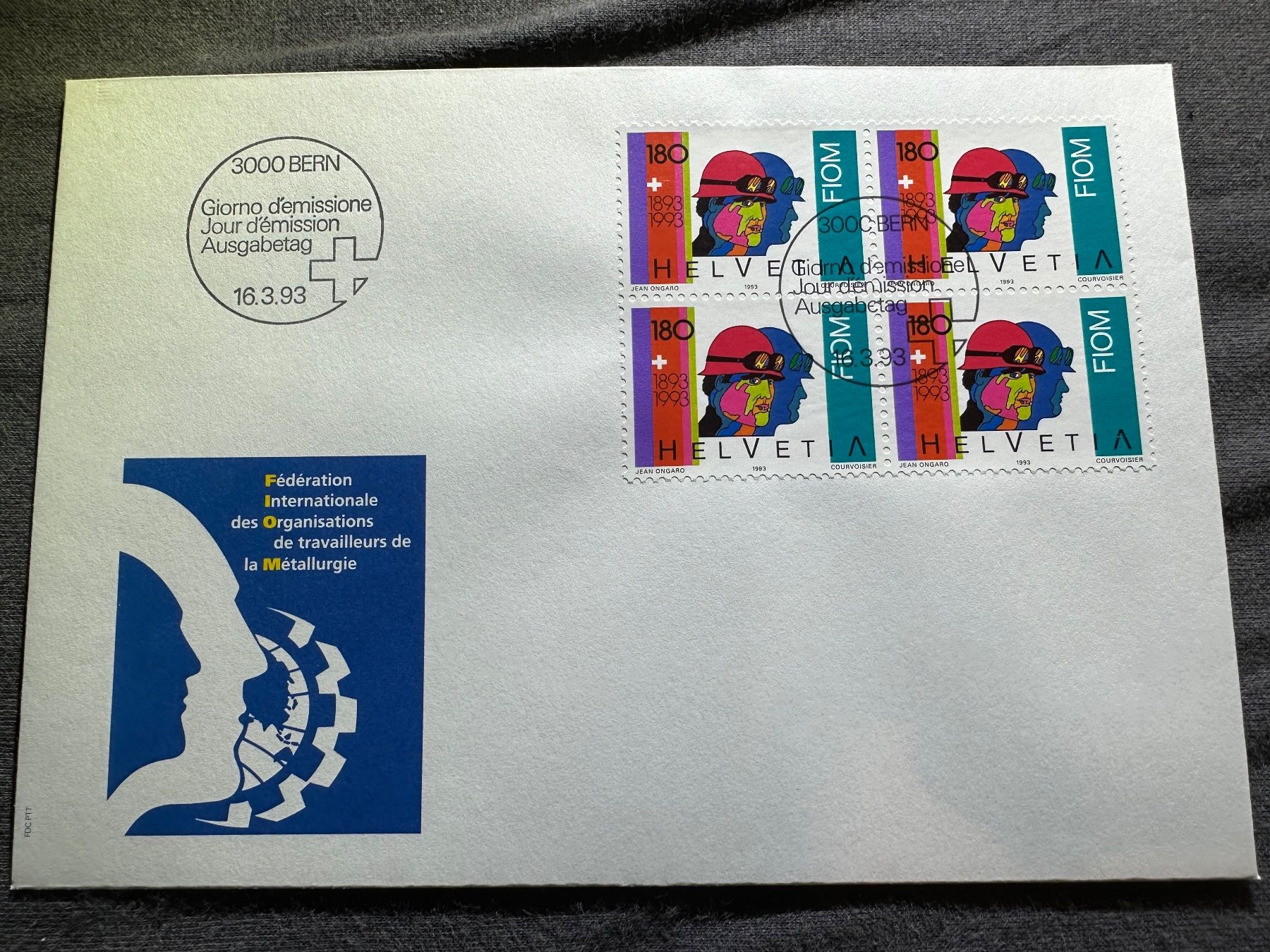 Tutti i francobolli: 1993 FDC Ersttagumschlag – Usato da Stettfurt venduto da 2442