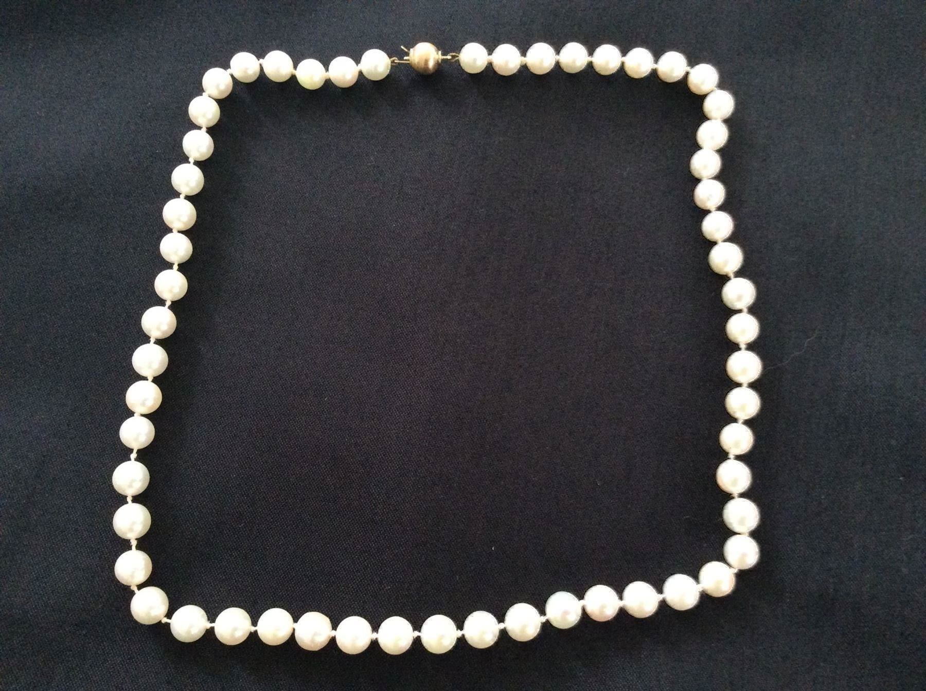 Catenine: Perlenkette Gold 585 – Usato da Bettwiesen venduto da wicking27