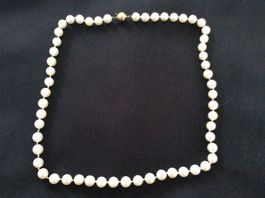 Perlenkette Gold 585