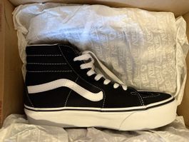 NEU! Vans Sk8-Hi Platform 2 schwarz weiss Grösse 38.5 