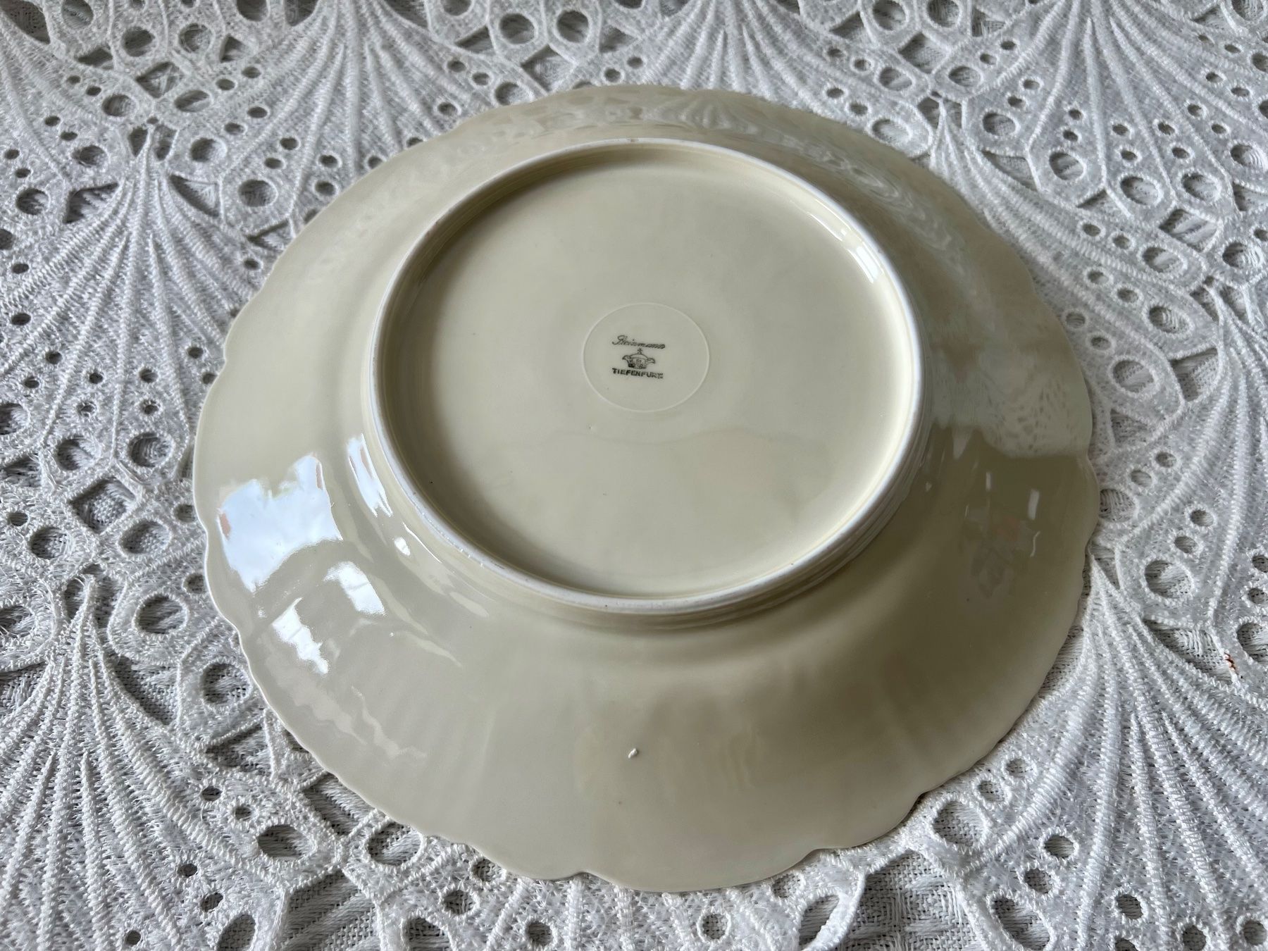 Teller: großer Teller Prunkschale Porzellan 28cm – Gebraucht aus Frenkendorf von Only1 2