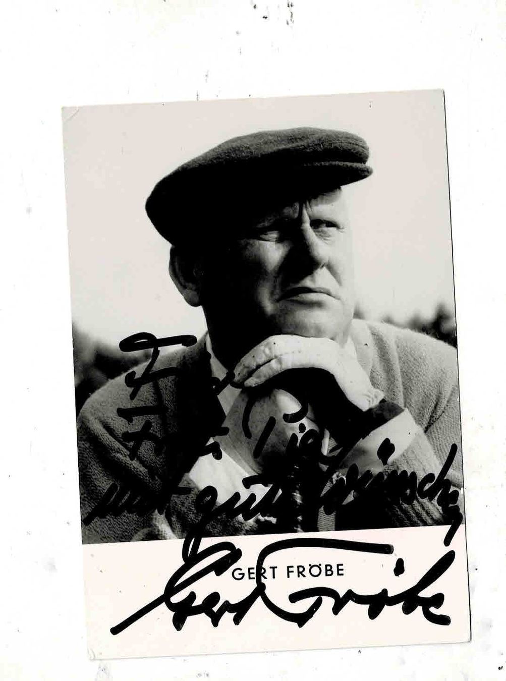 Autogramme: Gert Fröbe Orginalautogramm – Gebraucht aus Sulz AG von Oberdanne8