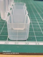 Boîte de rangement 6x4 petite boites, pour bricolage, neuf!