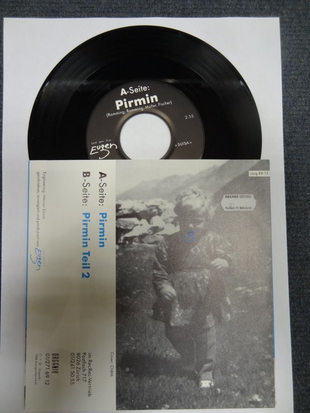 Schallplatten: Pirmin - single 7 – Gebraucht aus luzern von musicandart 1