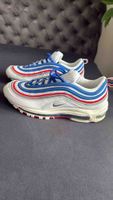 Nike Air Max 97 Sneaker weiss blau rot akzeptabler Zustand