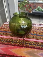 Green vase from IKEA