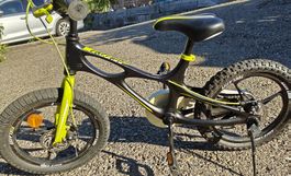 Kinderfahrrad Trelago schwarz/gelb 16 Zoll guter Zustand