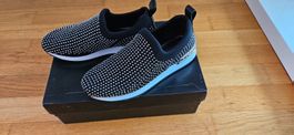 Sneaker von DKNY Gr. 37 Schwarz, Weiss, Silber