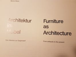 Architektur im Möbel W.Blaser 1985