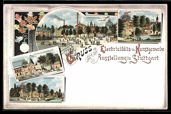 Cancelleria postale: Litho Ganzsache PP10 D2 /03: Stuttgart,  – Usato da Berlin venduto da bartko-reher