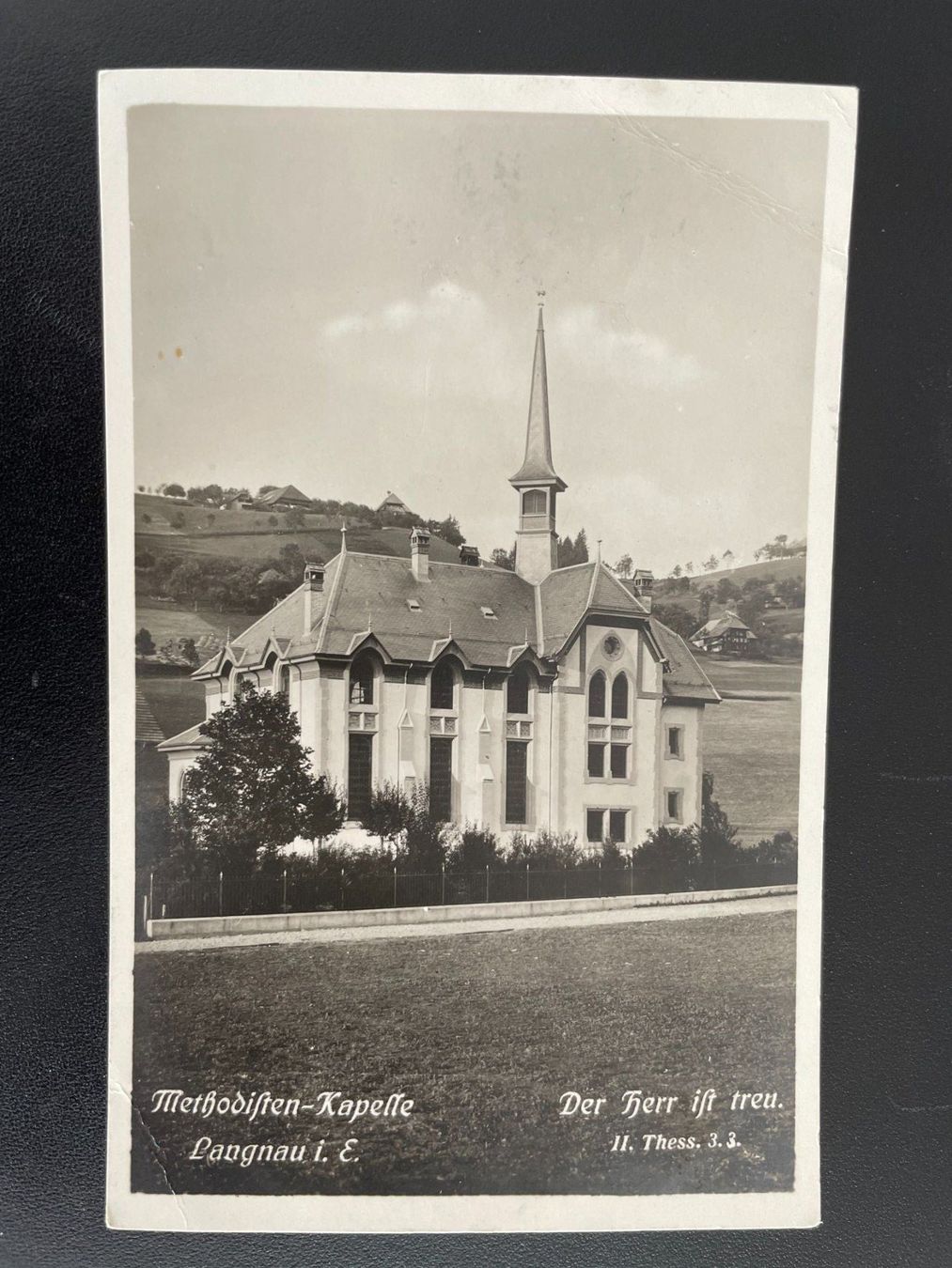 Cartoline postali: AK BE Methodisten-Kapelle Langnau im Emmental – Usato da Thal venduto da Danny82