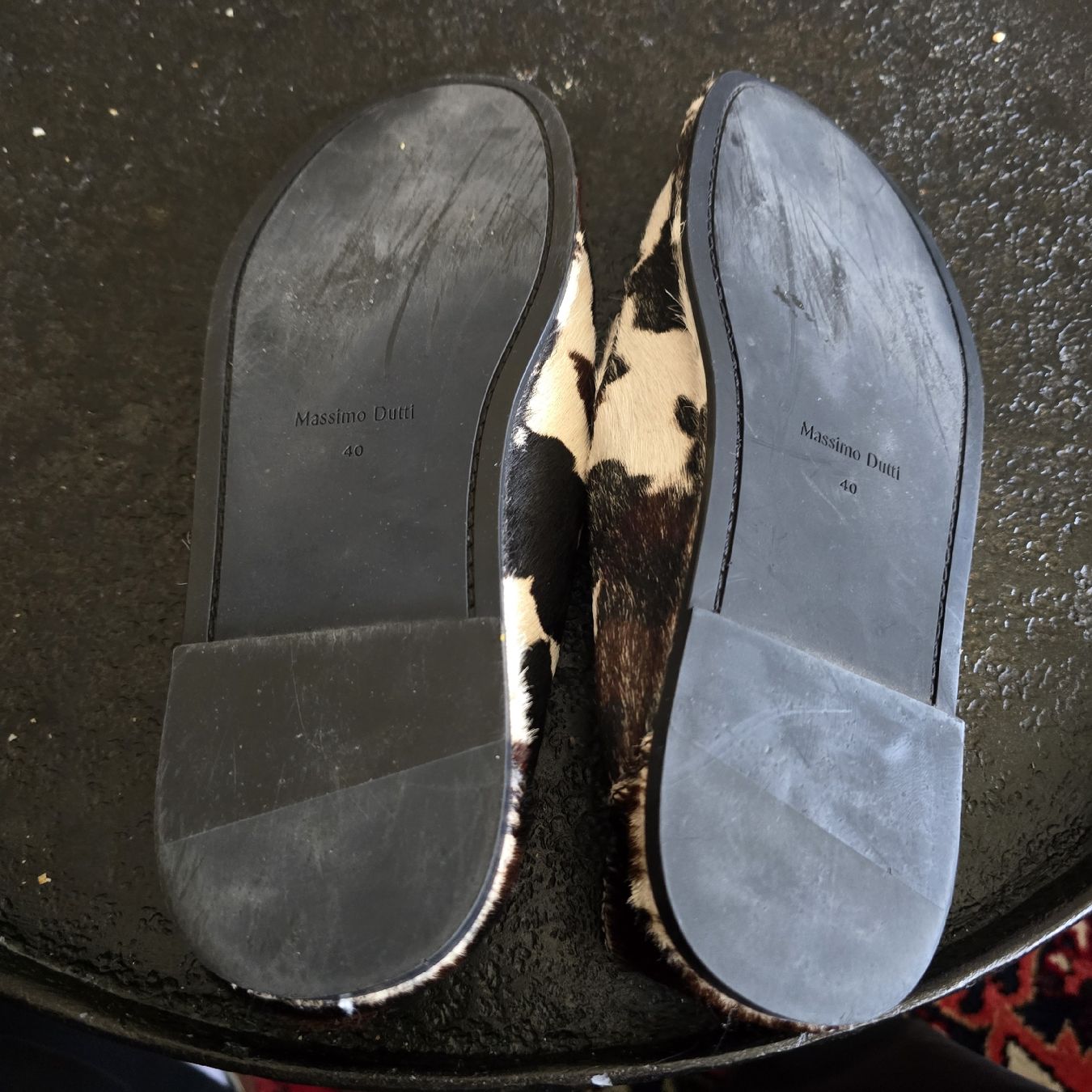 Massimo Dutti Damenschuhe: Massimo Dutti Loafer Kuhfell Muster Grösse 40 – Gebraucht aus Genève von pki_p8bz 1