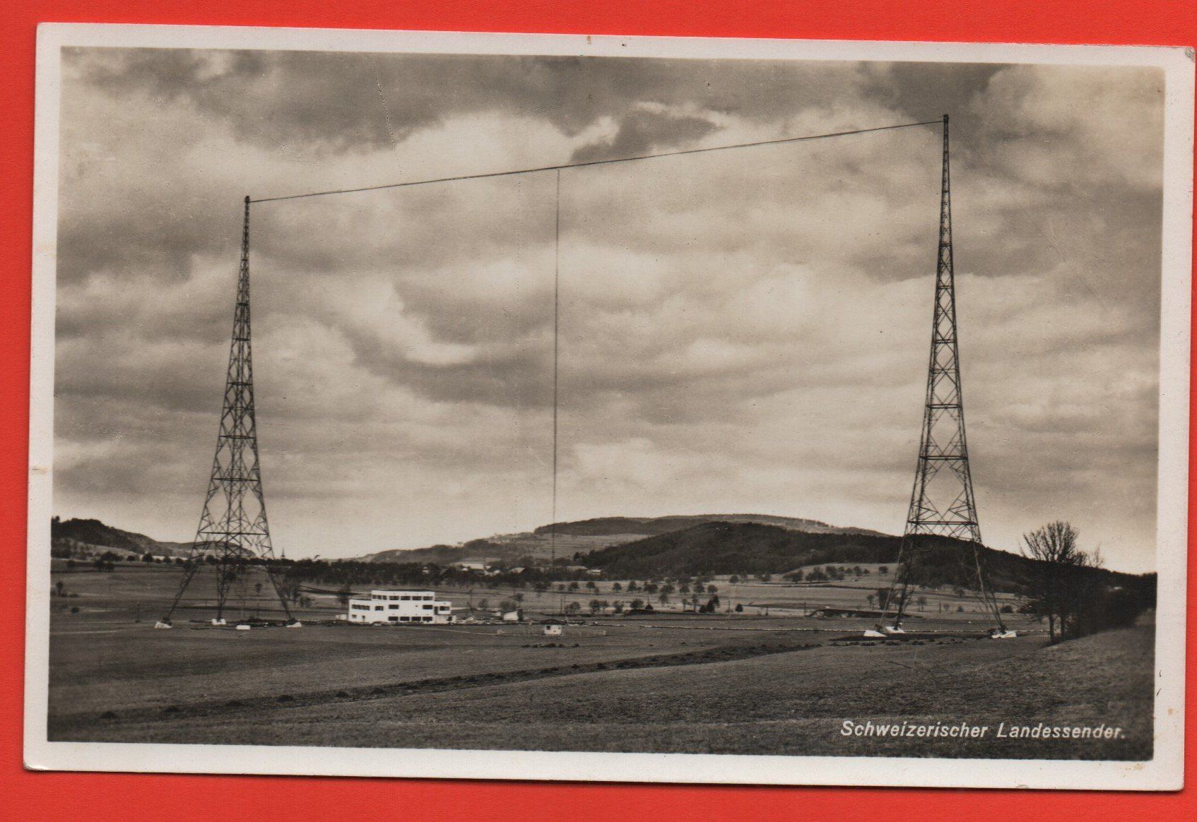 Cartoline postali: BEROMÜNSTER Schweizerischer Landessender – Usato da Jona venduto da philajona