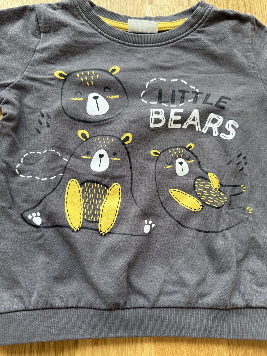 Pullover & Sweatshirts: Pull "Petits ours" brun, taille 98, 2-3 ans – Gebraucht aus Genève von valmath 1