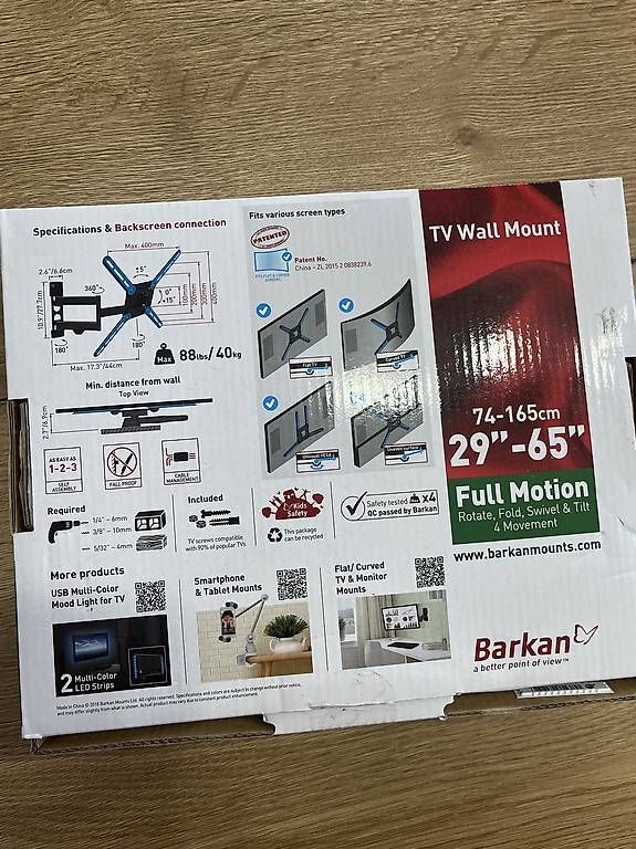Supporti a parete: TV-Wandhalterung 29"-65" – Usato da Suhr venduto da Cark_ZehndAir 3
