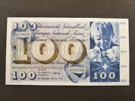 100 Franken Banknote St. Martin 1964 - 280