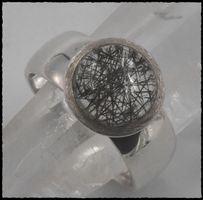 ♛ Turmalinquarz 925 Silberring
