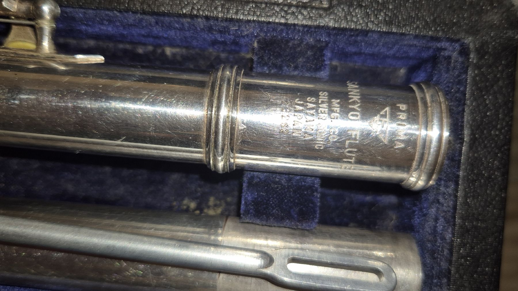 Sankyo Musikinstrumente: Sankyo Voll Silber 925 Querflöte – Gebraucht aus Rämismühle von beni0010 1
