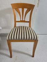 Antiker Biedermeier Stuhl mit Sitzpolster