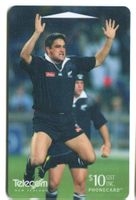 Telefonkarte "Rugby". Neuseeland