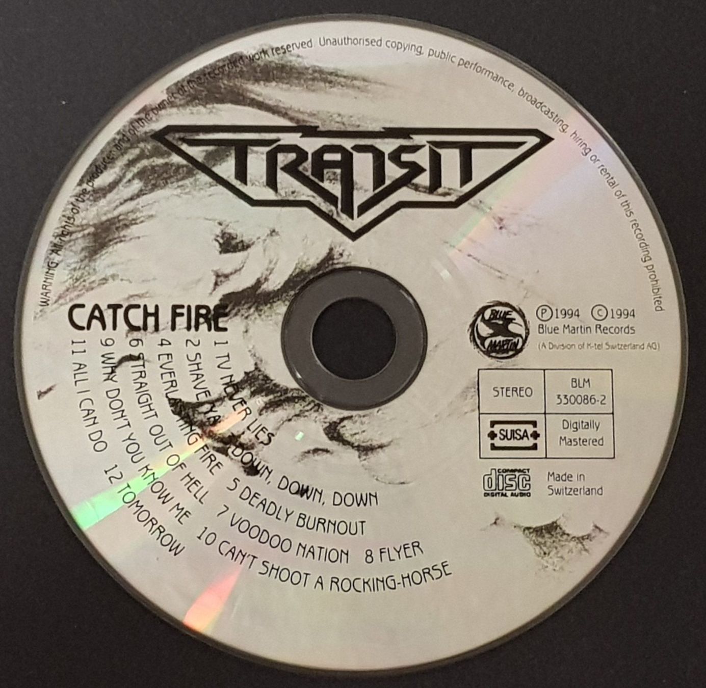 CDs: Transit – Catch Fire - CD - 1994 - Switzerland First Press – Gebraucht aus Uster von Zardodel 2
