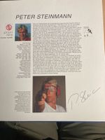 Autogramm Peter Steinmann Schweizer Olympiateilnehmer 1988