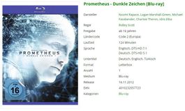 Prometheus - Dunkle Zeichen (Bluray)