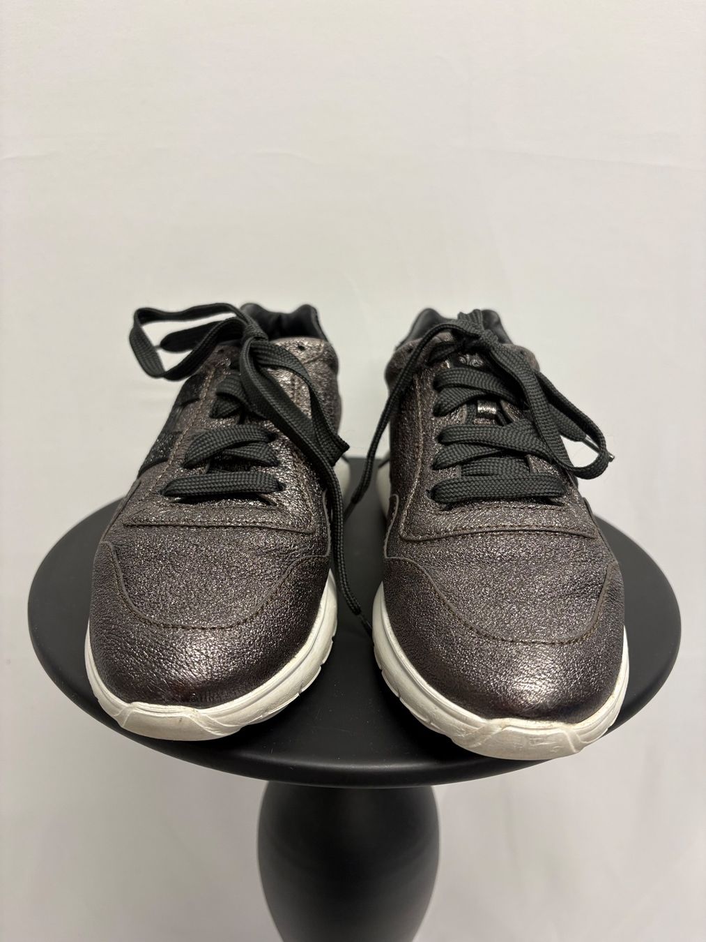 Hogan Damenschuhe: Hogan Sneaker Interactive grau silber Glitzer Gr. 36.5 / 37 – Neu (gemäss Beschreibung) aus Regensdorf von secondchancefashion 3