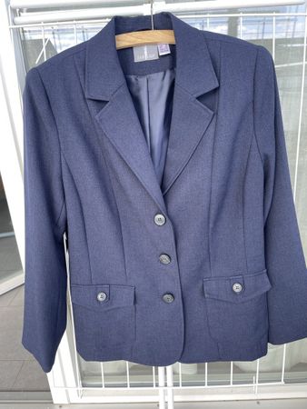 Elegante Damen Blazer, dunkelblau, Grösse 40