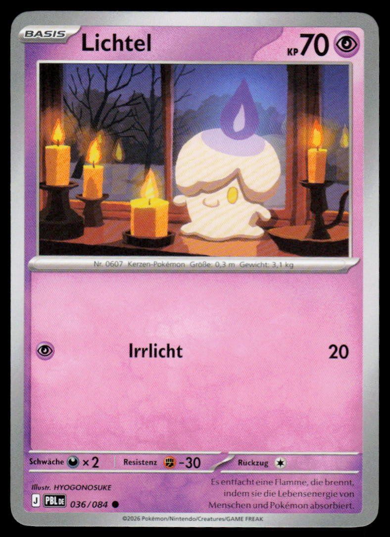 Pokémon Carte collezionabili: Pokemon Lichtel 036/084 – Usato da Herisau venduto da Pokemon2025