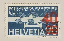 3592) F24a, Flugpostmarke Eckstempel mit Attest Kt. 800.-