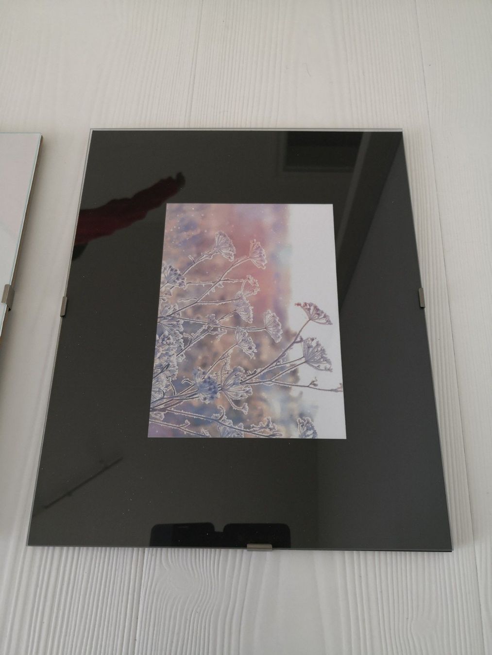 Foto & Immagini: 🤩GLAS-BILD - WECHSELRAHMEN SCHWARZ ODER WEISS – Nuovo (secondo la descrizione) da Olten venduto da Naja-Twins-Twins 1