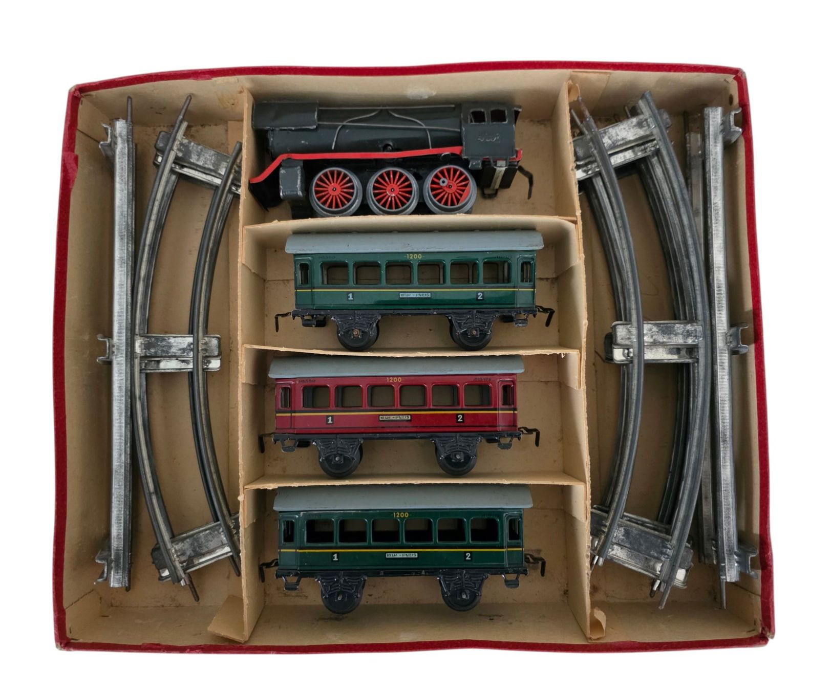 Modellini di ferrovie: alte Uhrwerk Eisenbahn Spur 0 – Usato da Flawil venduto da JaguarXJSHE
