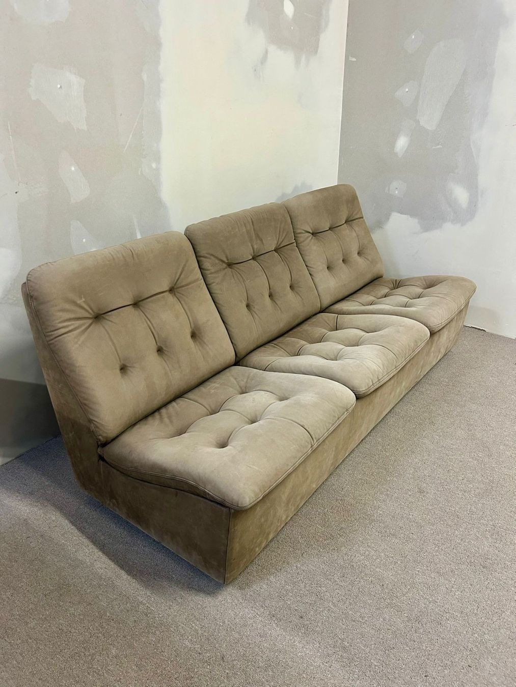 Divani: 3er Sofa, Vintage, Leder, Intertime a.r.s., Schweizer Möbel – Usato da Rickenbach ZH venduto da Der-Insider 3