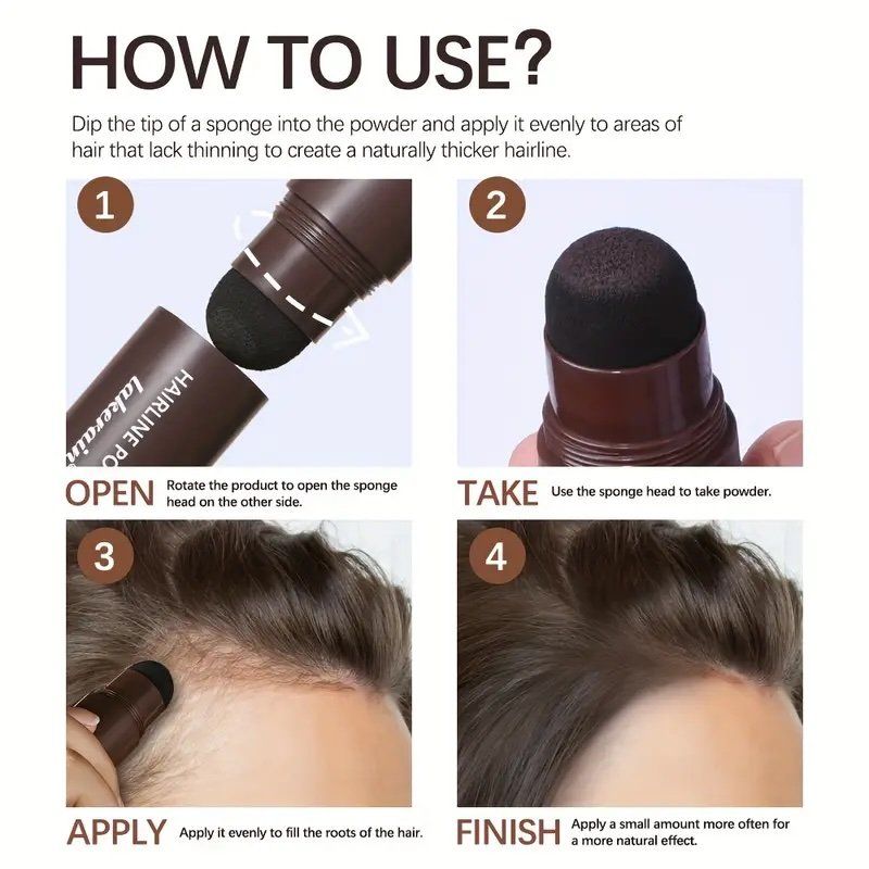 Färbemittel: Haarfarbpuder für Haaransatz oder Augenbrauen - Schwarz – Neu und originalverpackt aus Bassersdorf von golden_sun 4