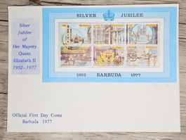CL05 Enveloppe + Timbre Barbuda 1977