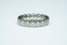 Alliance Fingerring 950 Platin mit Diamanten