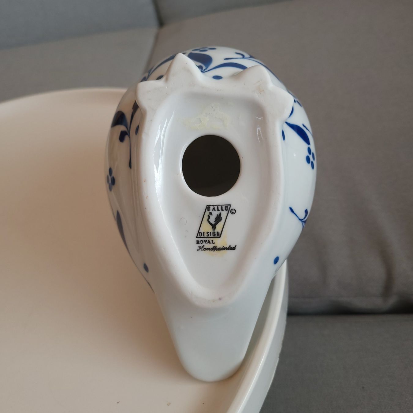 Figuren: 1986 V&B "GALLO DESIGN"  Royal Handpainted Keramik-Eule – Gebraucht aus Savièse von qm2710 3