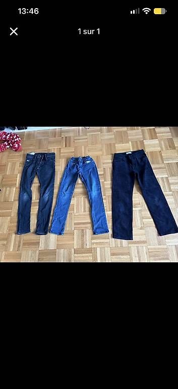 Pantaloni: 10 Jeans taille 140-3.- pièce – Usato da Morges venduto da flo_68sd 2