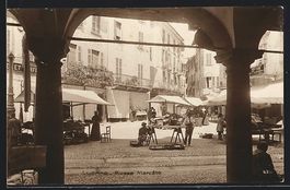 AK Lugano, Piazza Mercato, 1924