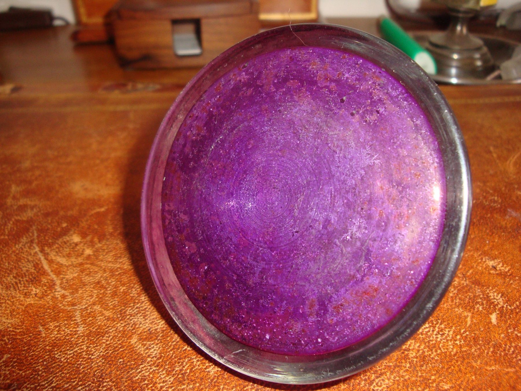 Altro in Antiquarato & Arte: antiker Tintenfass, Glas/Messing – Usato da häusernmoos venduto da buc_8ftk 1