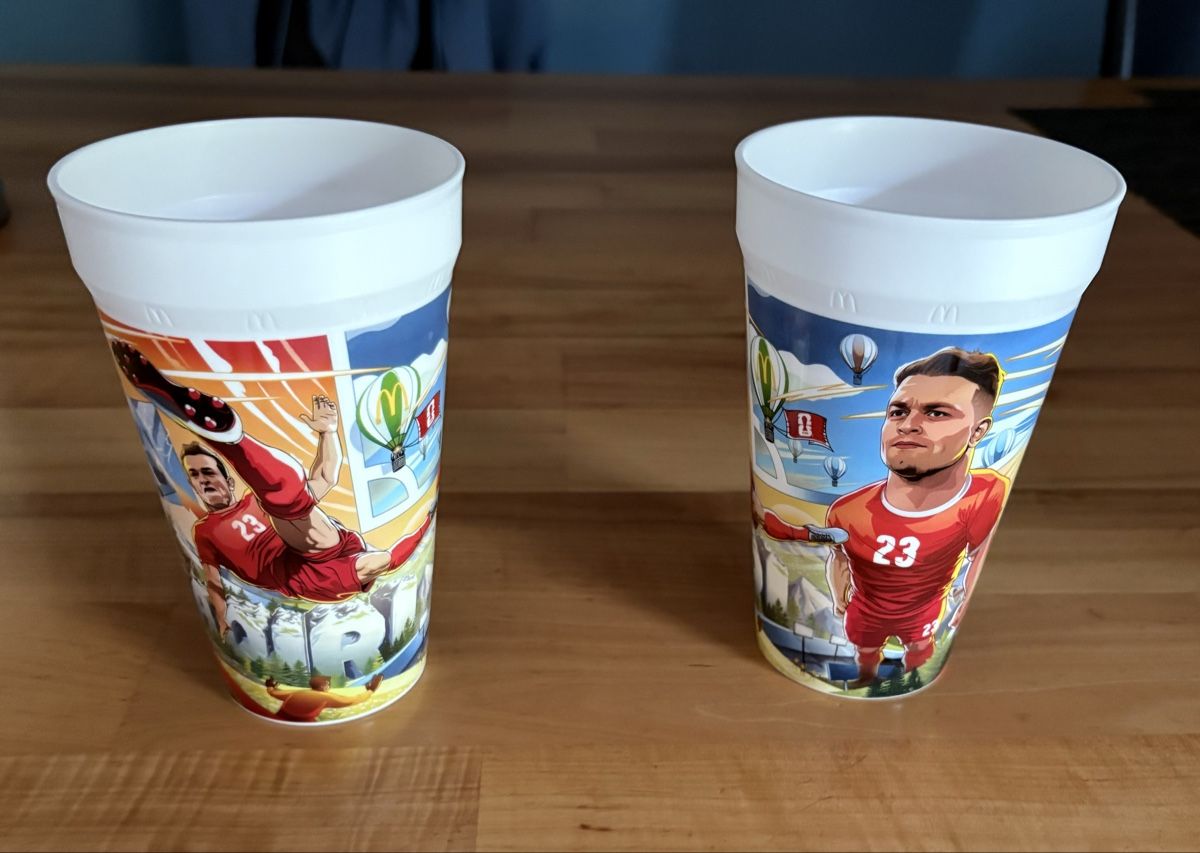 Contenitori & Simili: WM Becher McDonald's Fussball - Shaqiri – Nuovo (secondo la descrizione) da Stilli venduto da dan_9y5z 2